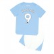 Billige Manchester City Erling Haaland #9 Børnetøj Hjemmebanetrøje til baby 2023-24 Kortærmet (+ korte bukser)